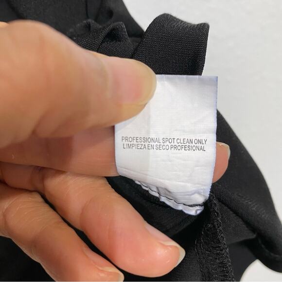 City Studio Black Strapless Bodycon Mini Dress Sz S - Picture 6 of 10